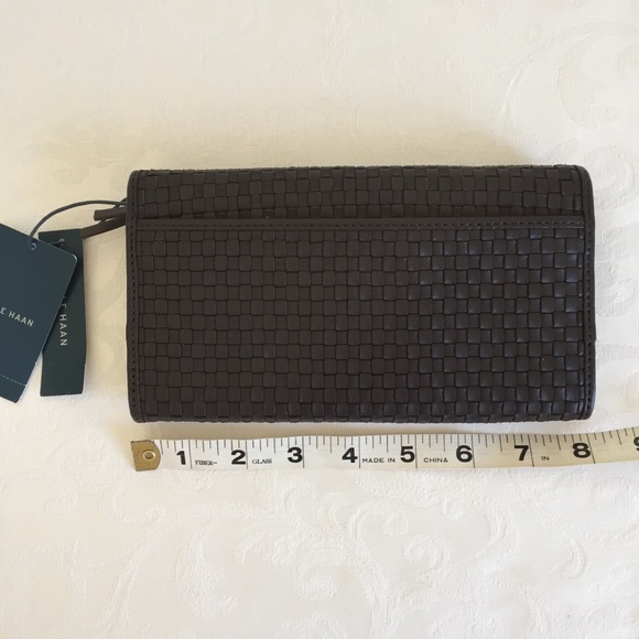 Cole Haan brown woven convertible wallet bag - Picture 5 of 9